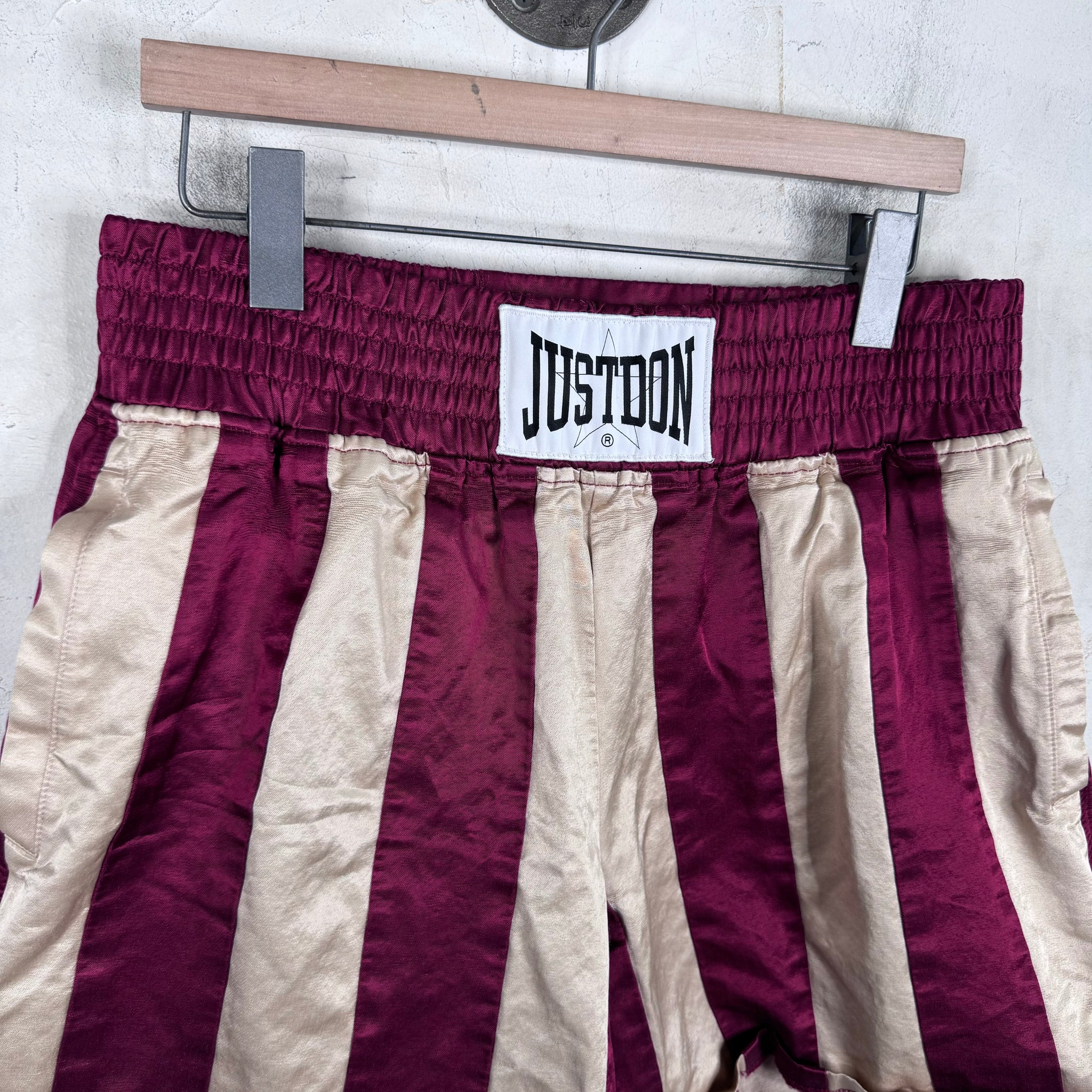 Just Don Striped Boxing Shorts