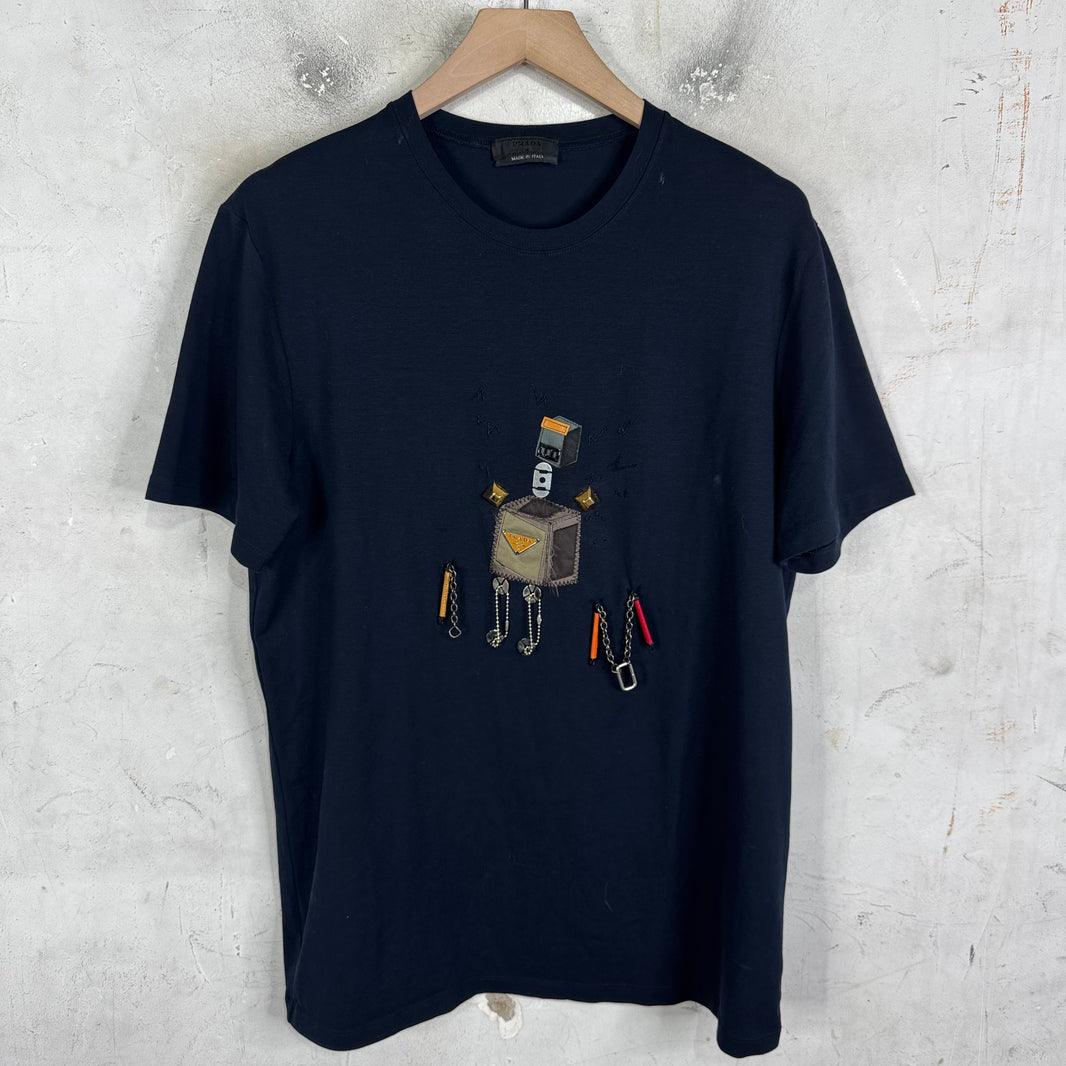 Prada Robot Charm T-Shirt