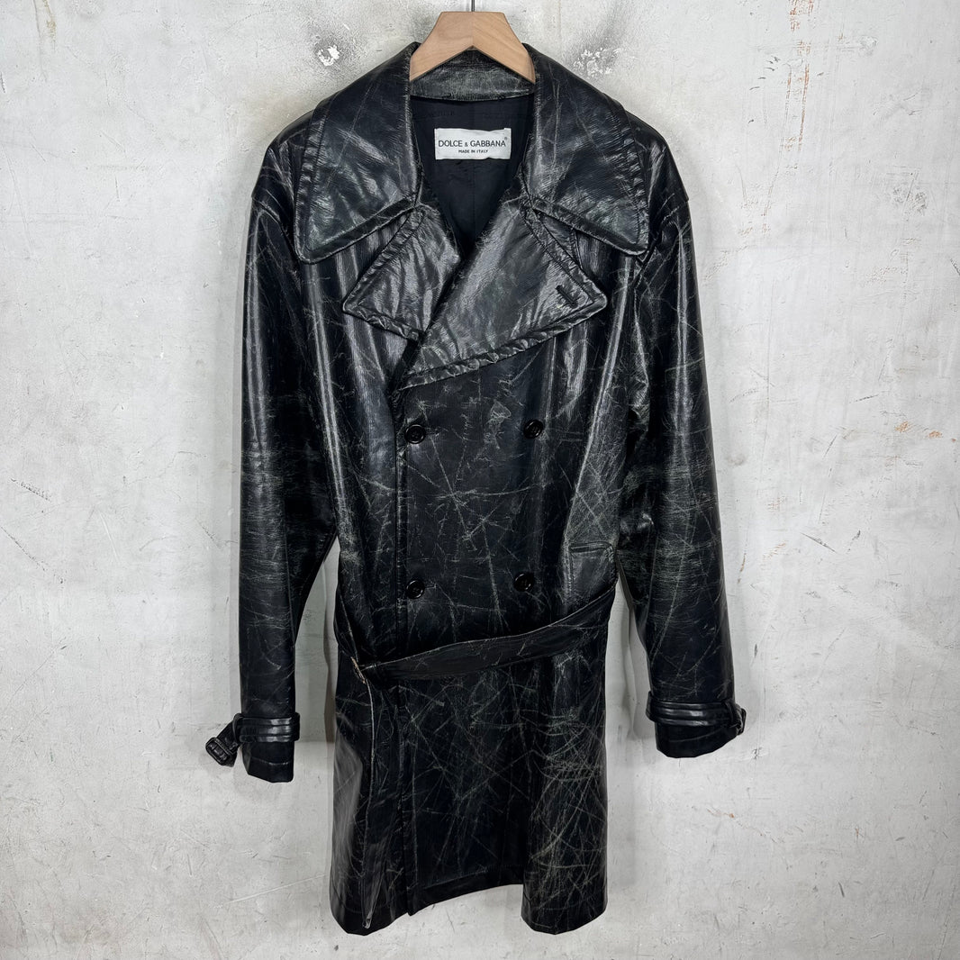 Dolce Gabanna 90's Coated Trench Jacket