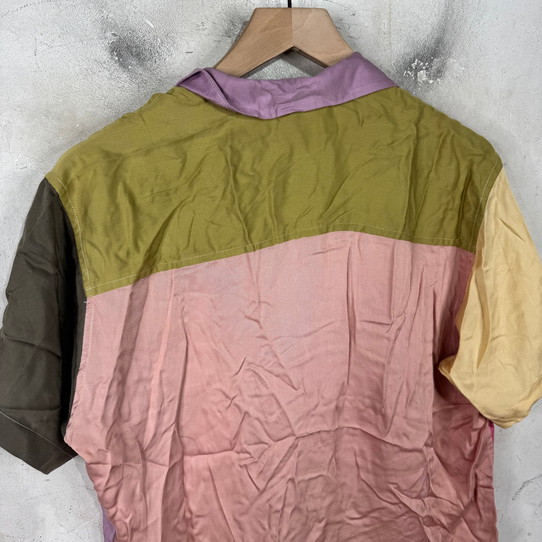 Bode Colorblocked Viscose Shirt
