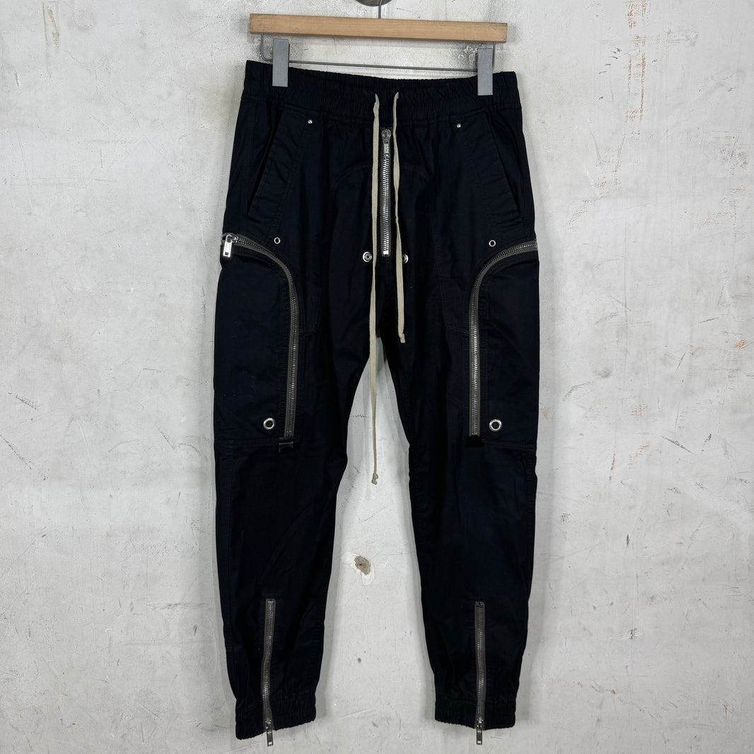Rick Owens Strobe Canvas Bauhaus Joggers