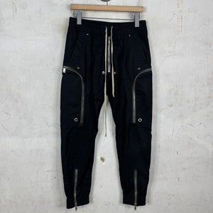 Rick Owens Strobe Canvas Bauhaus Joggers