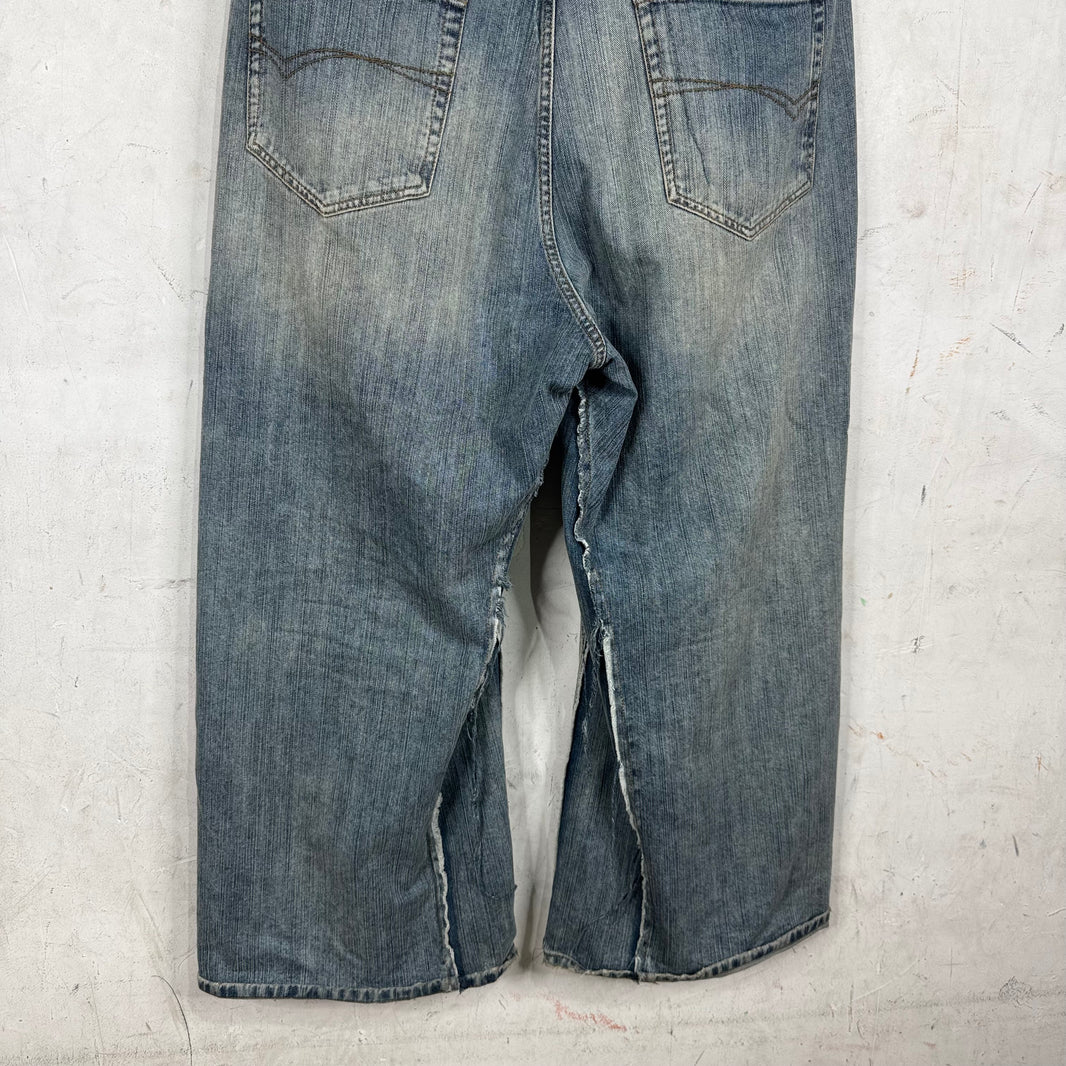 Balenciaga Cut Up Baggy Jeans