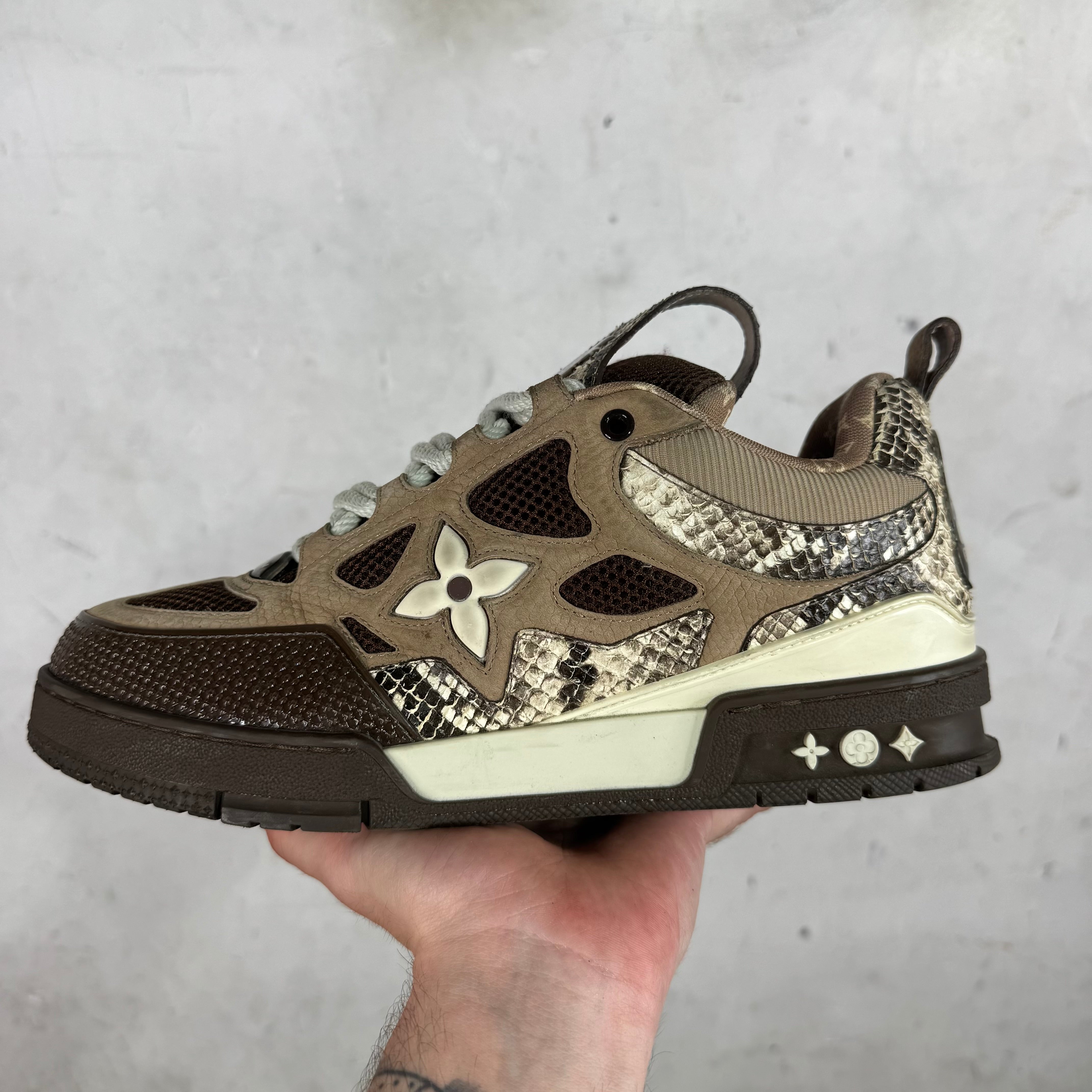 Louis Vuitton Snakeskin Skate Trainers – www.Lukes.store
