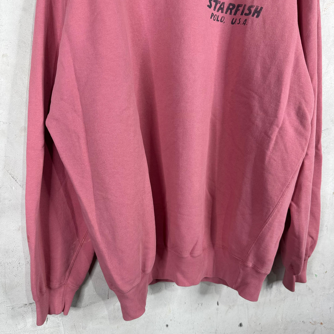 Ralph Lauren Pink Starfish Crewneck Sweater