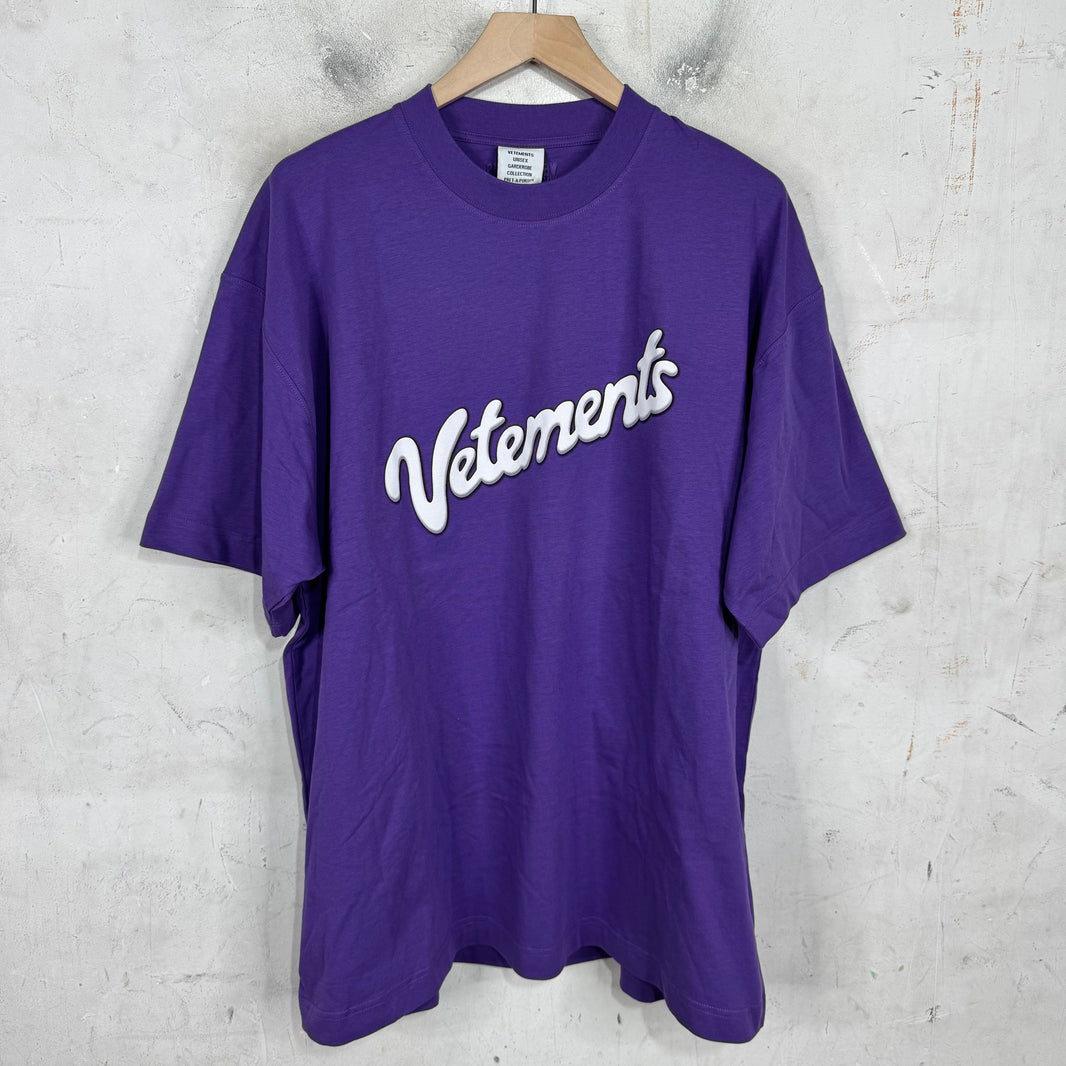 Vetements Purple Logo T-Shirt