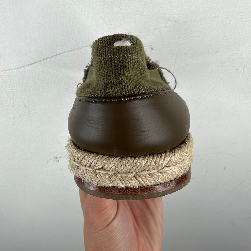 Margiela Canvas Espadrilles Tabi Slip On Shoes