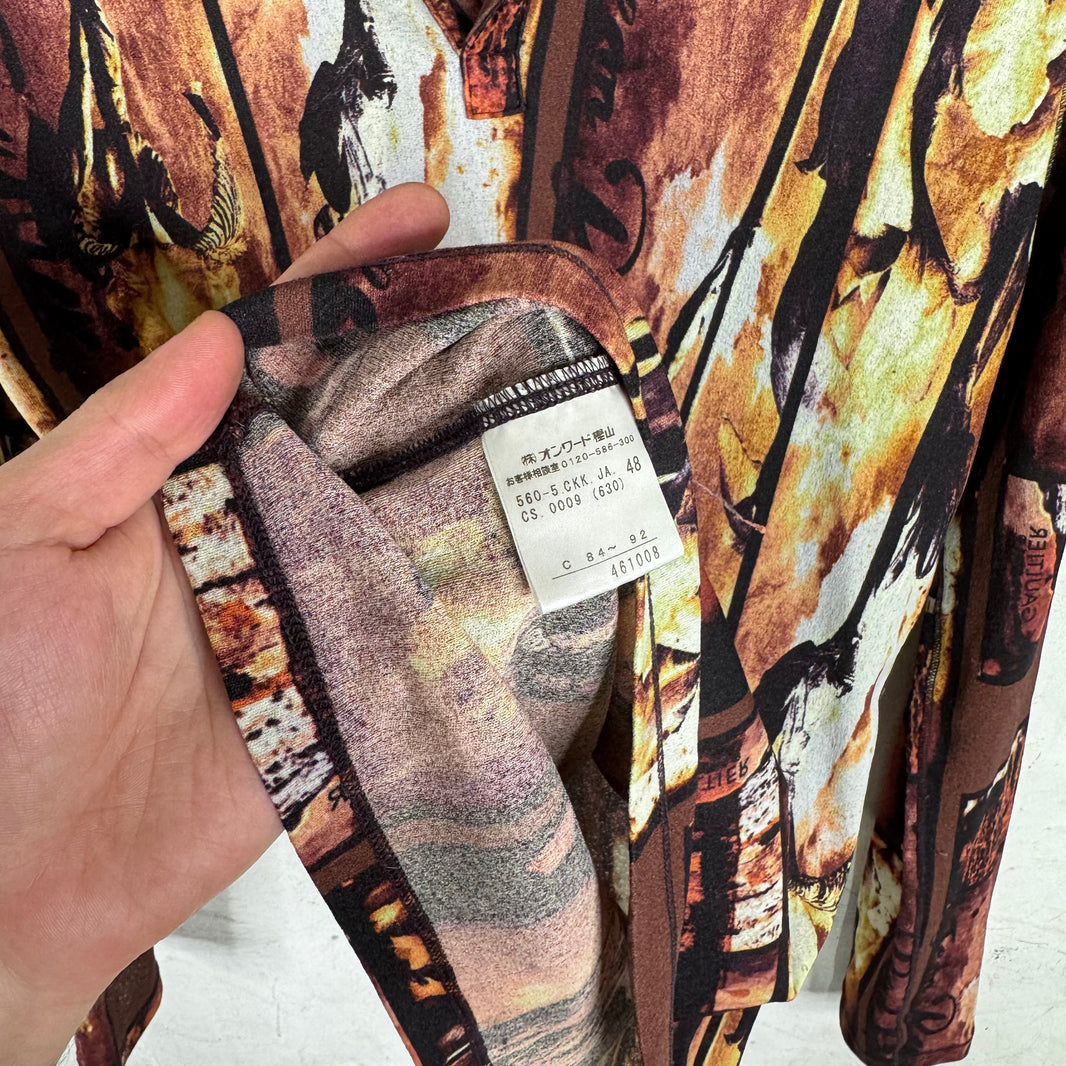 Jean Paul Gaultier Homme Collared Picture Shirt