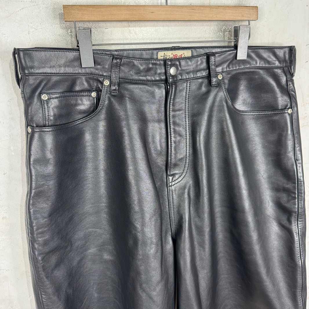 Stussy Leather Big Ol Shorts