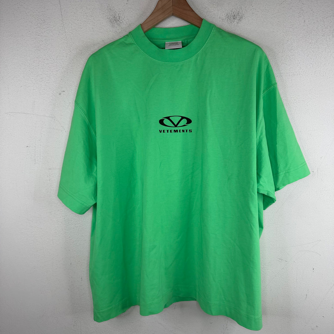 Vetements Green Oval Logo T-Shirt