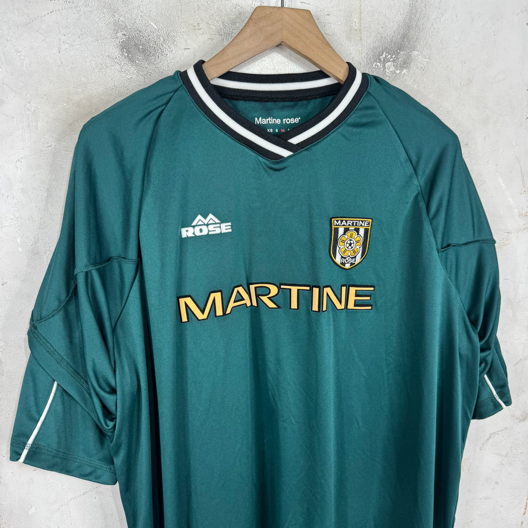Martine Rose Green Layered Soccer Jersey