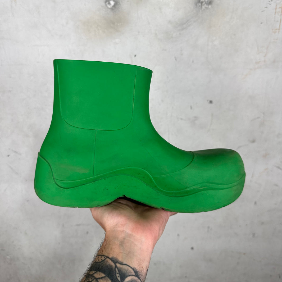 Bottega Veneta Green Puddle Boots