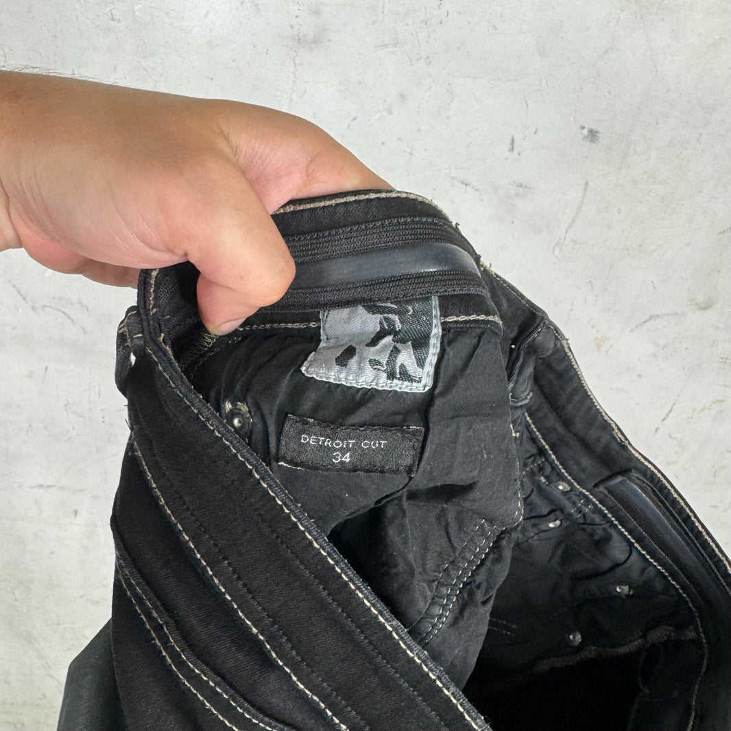 DRKSHDW Waxed Detroit Jeans