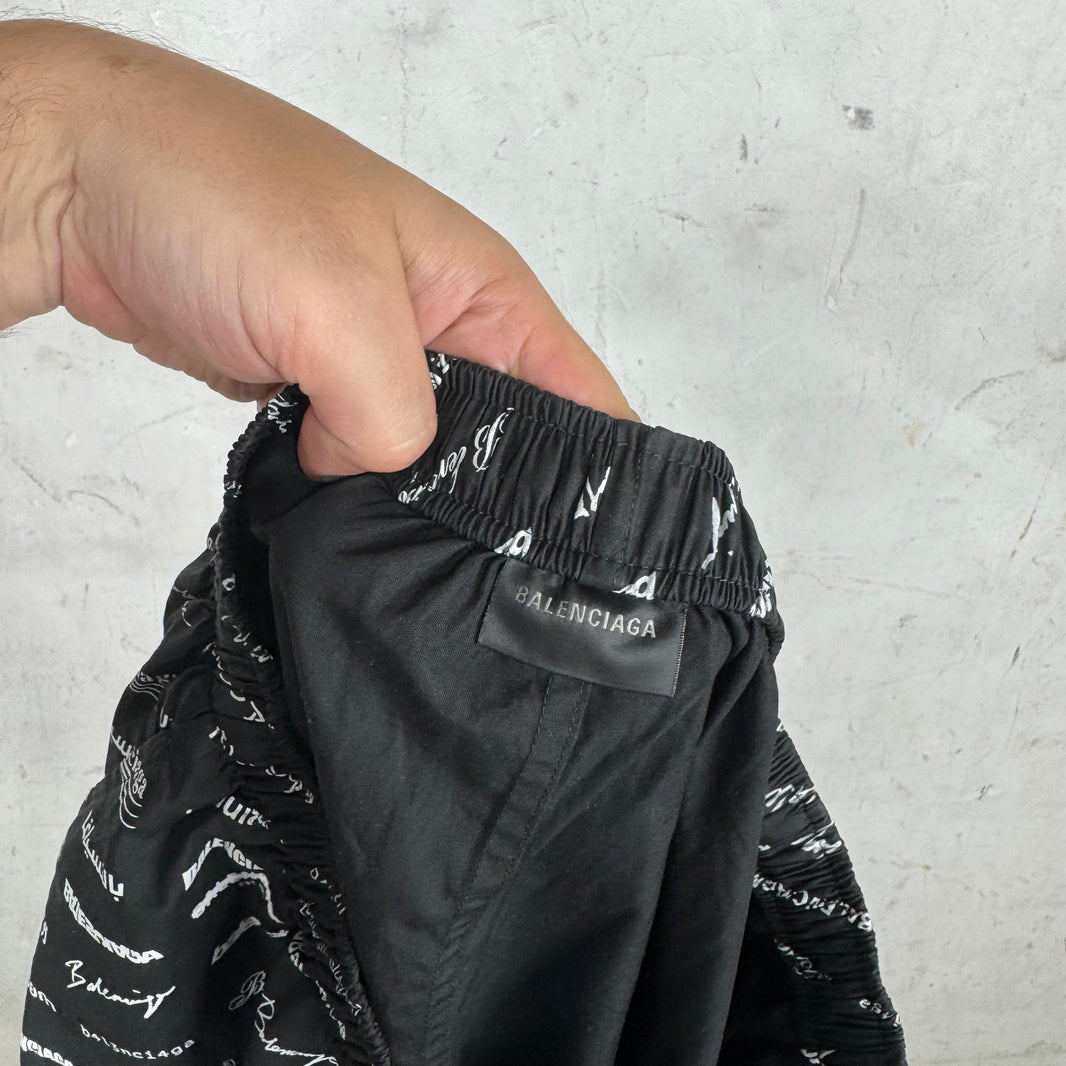 Balenciaga Multi Logo Script Pants