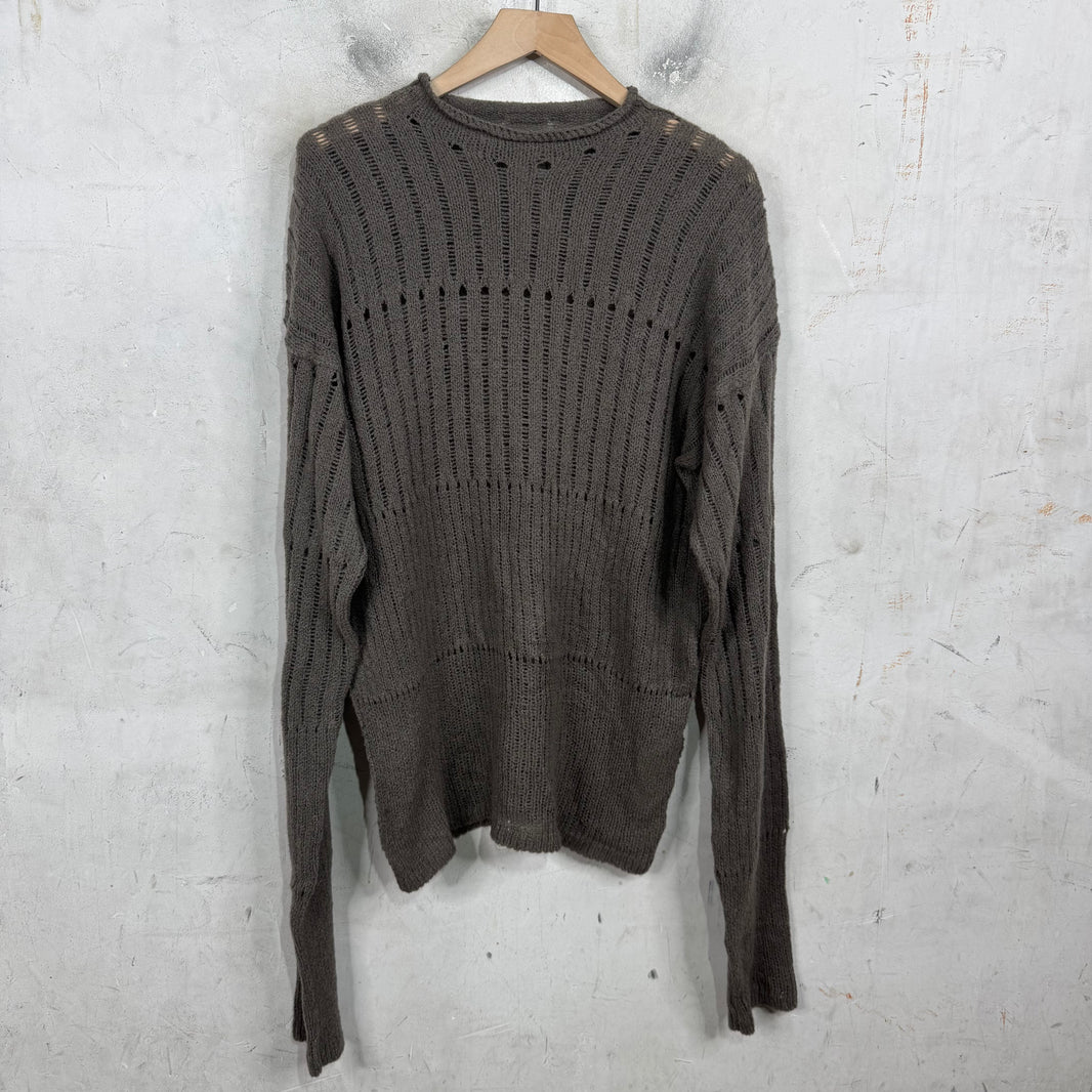 Rick Owens Hollywood Perforated Dust Sweater
