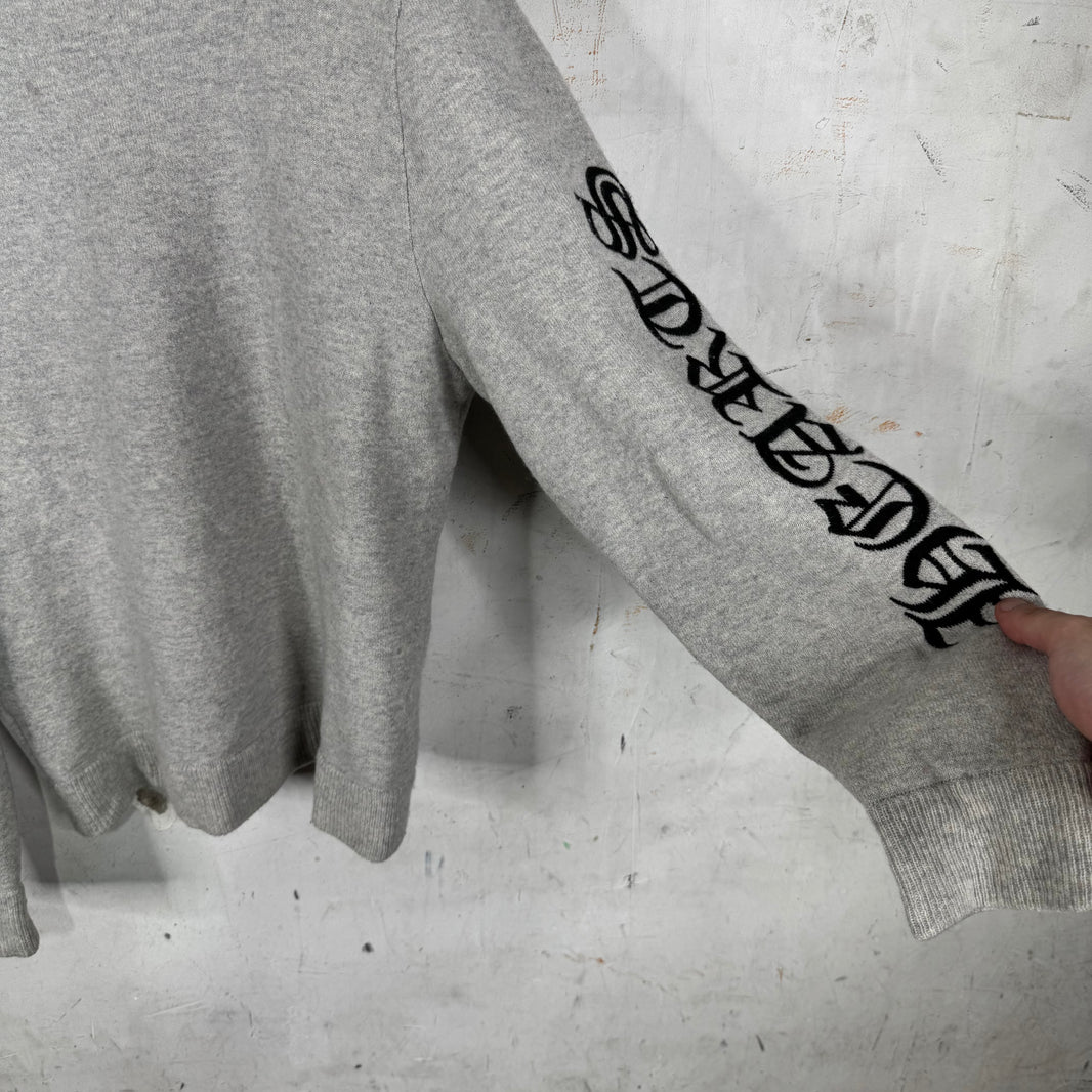 Chrome Hearts Cashmere Script Embroidered Crewneck