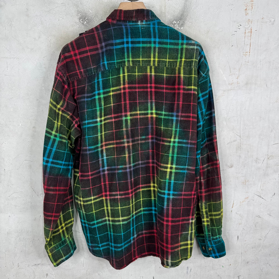 Needles Rainbow Dyed Rebuilt Flannel