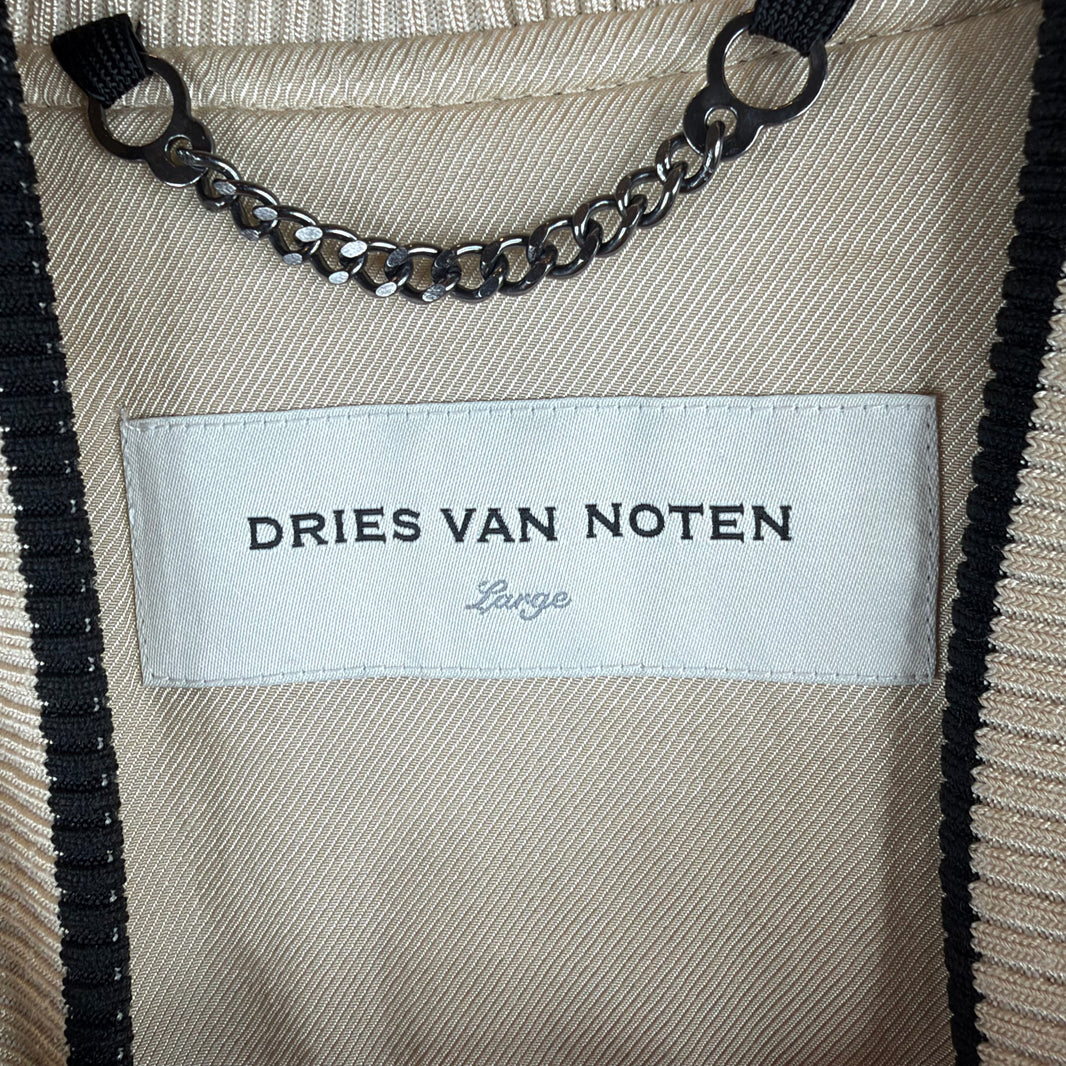 Dries Van Noten Back Zip Bomber Jacket