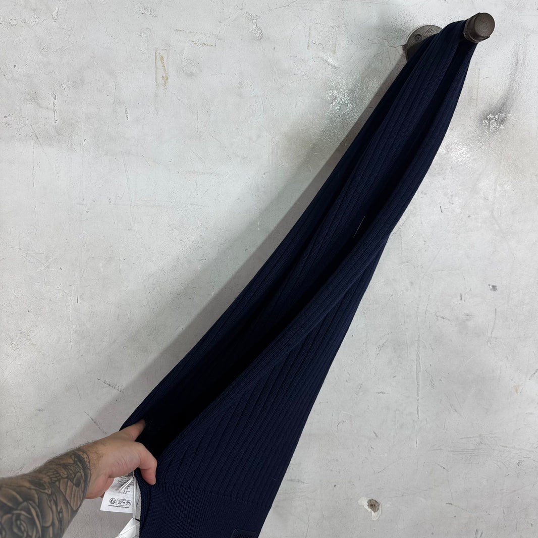Gucci Navy Knitted Scarf