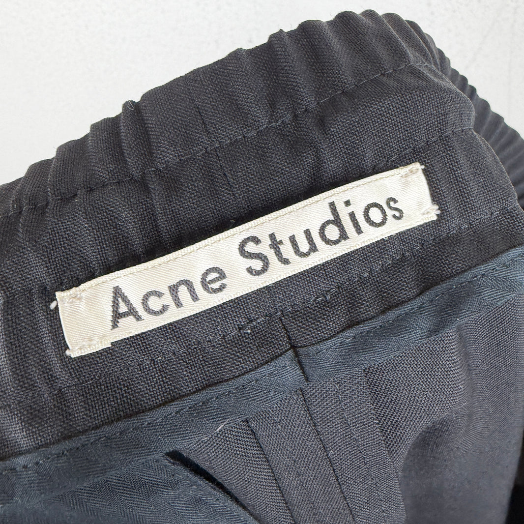 Acne Studios Elastic Drawstring Dress Trousers