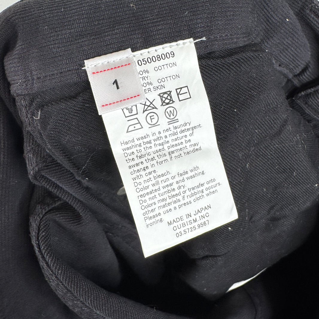 Visvim Black Fluxus Corduroy Pants