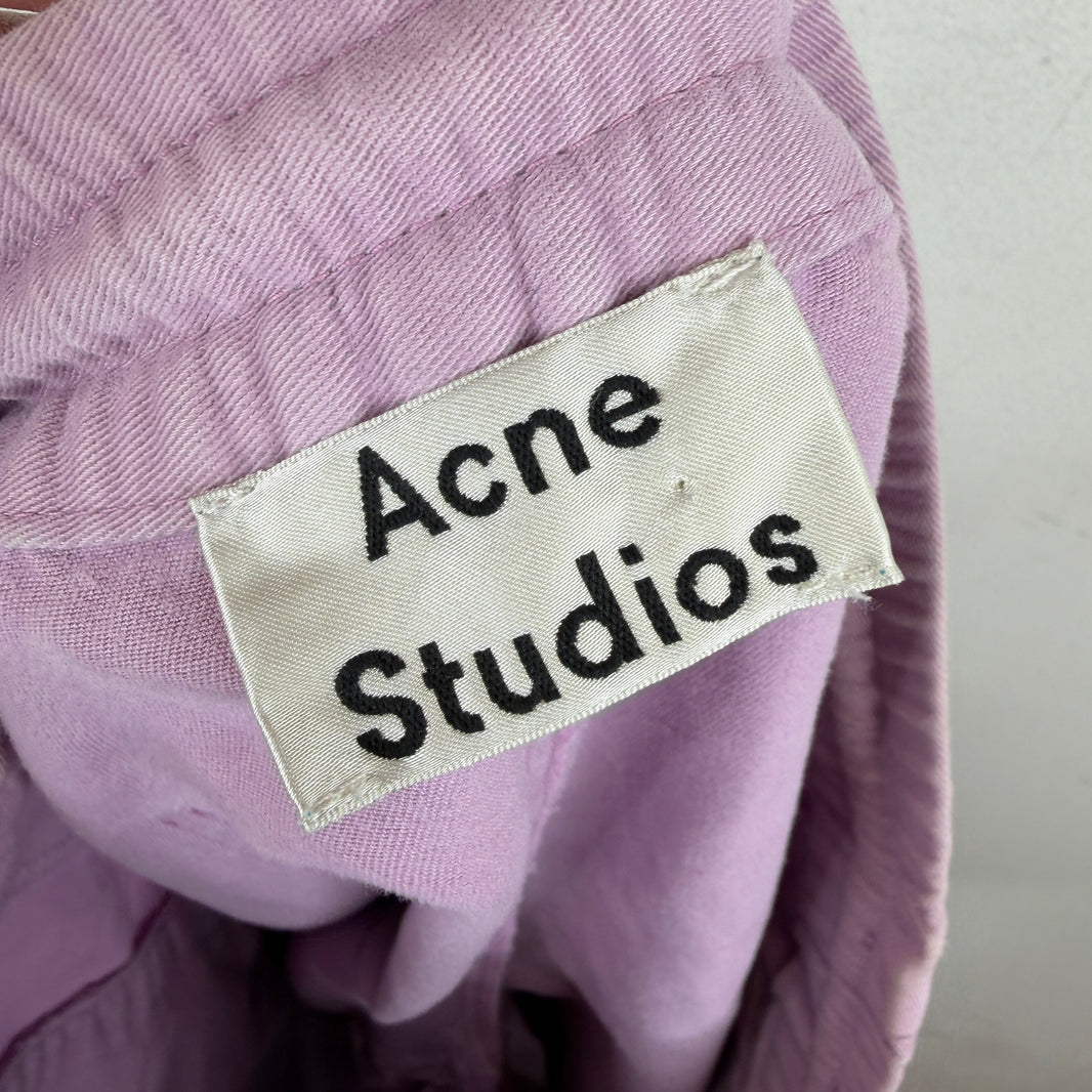 Acne Pink Cargo Shorts