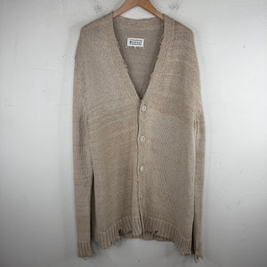 Margiela Oversized Tan Cardigan