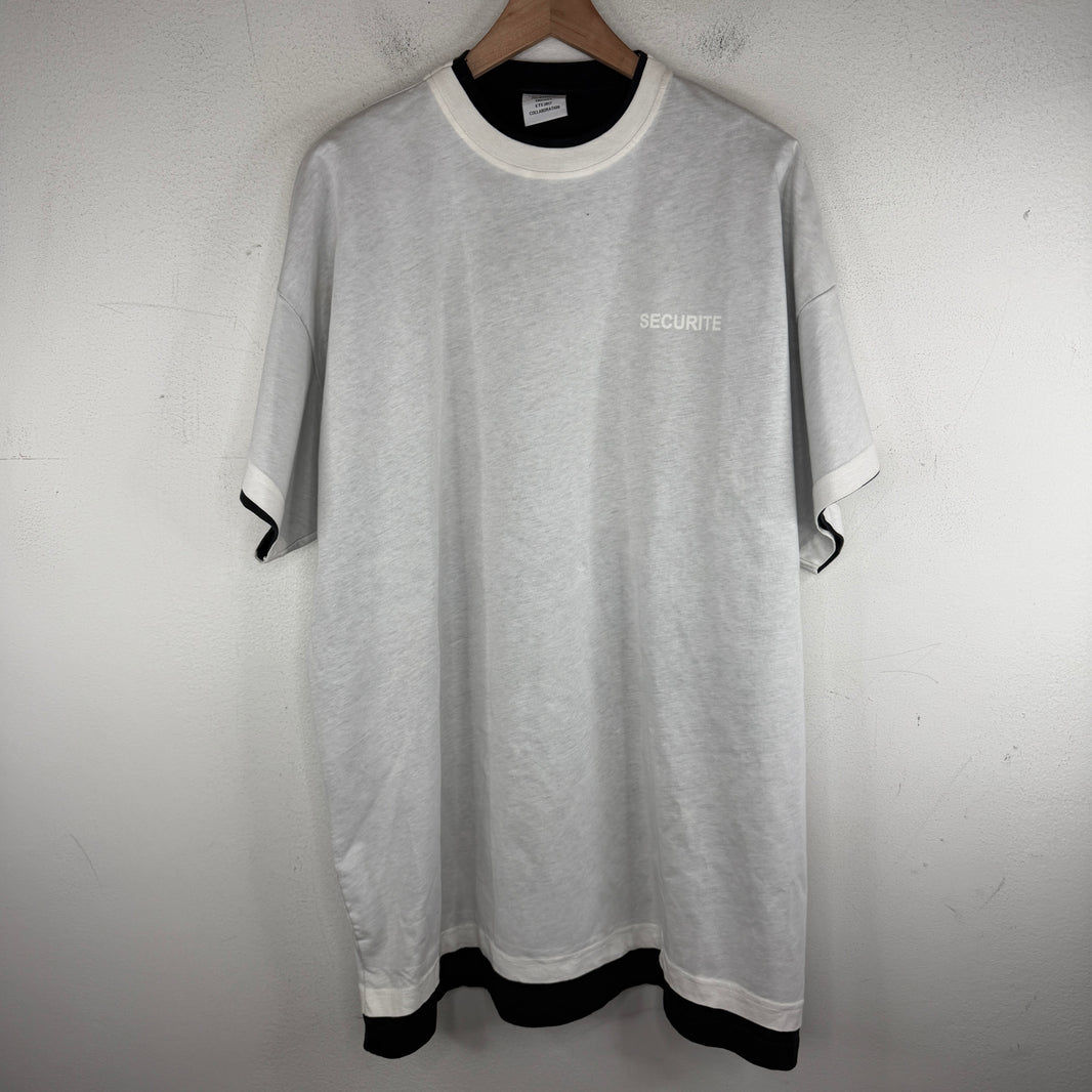 Vetements Double Layer Securite T-Shirt