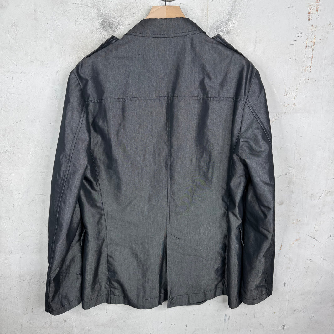 Bikkembergs Shiny Grey Blazer