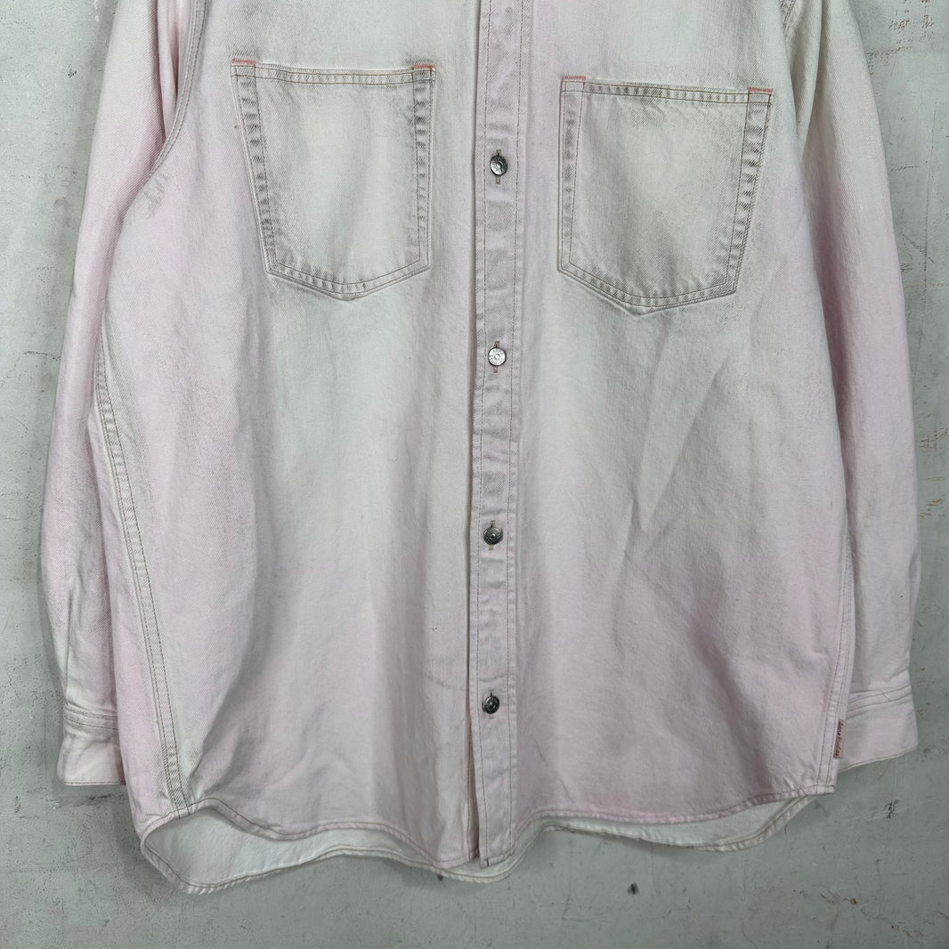 Acne Studios Pink Denim Overshirt