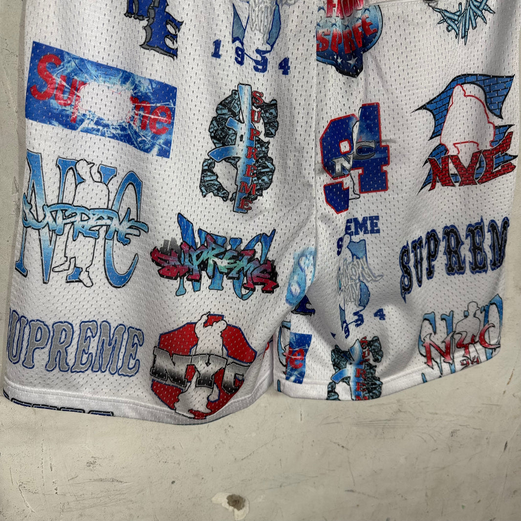 Supreme Multi Logo Basketball Shorts