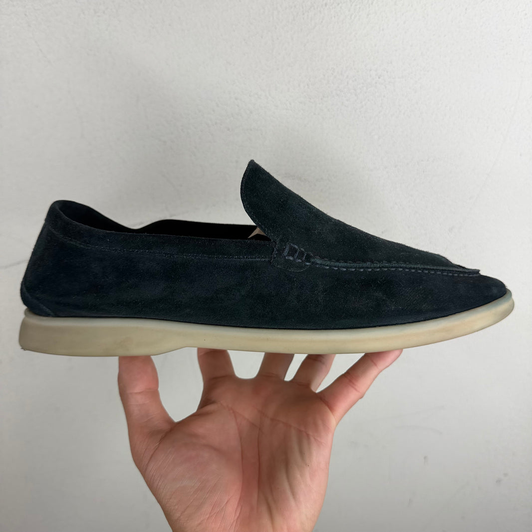 Loro Piana Suede Summer Walk Loafers
