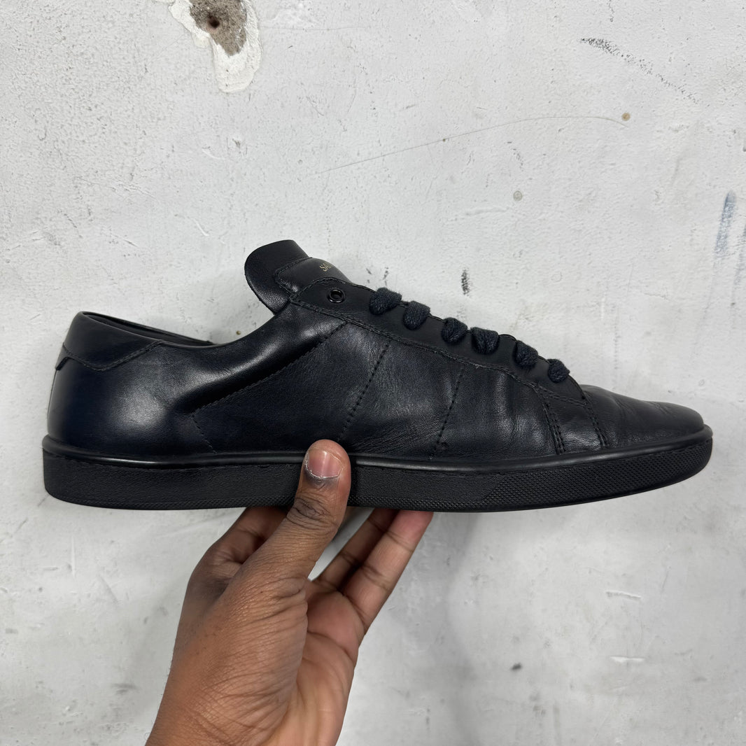 Saint Laurent Black Leather SL01 Sneakers