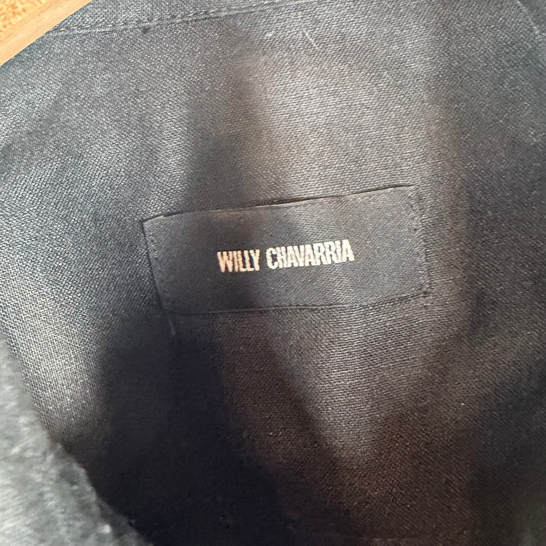 Willy Chavarria Floral Button Up Shirt