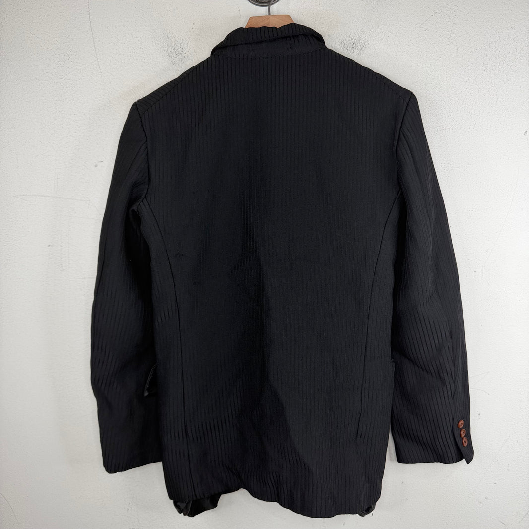 CDG Striped Flower Blazer