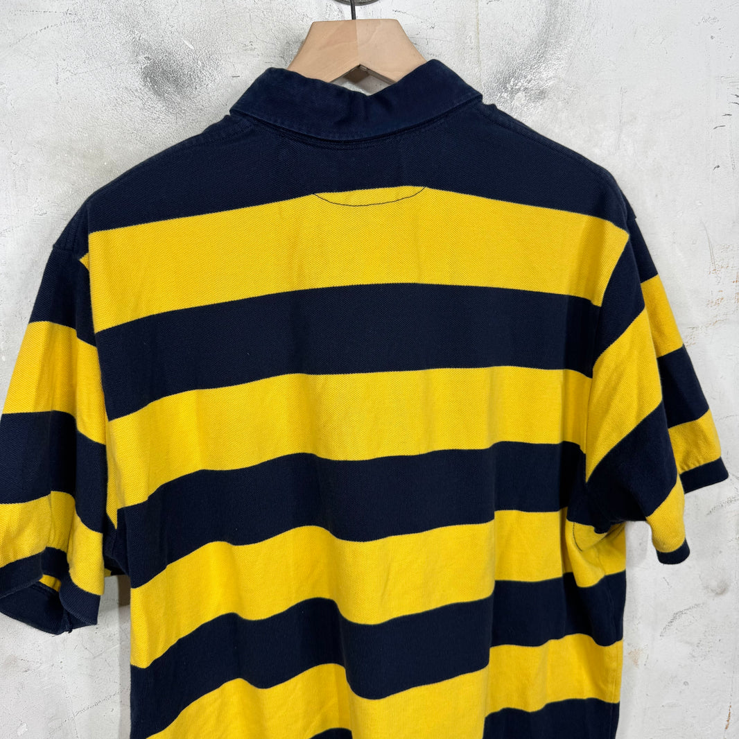 Ralph Lauren Navy/Yellow Crest Polo