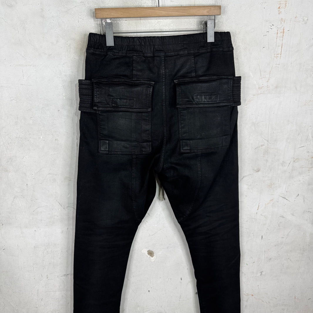 DRKSHDW Waxed Heavy Creatch Cargos