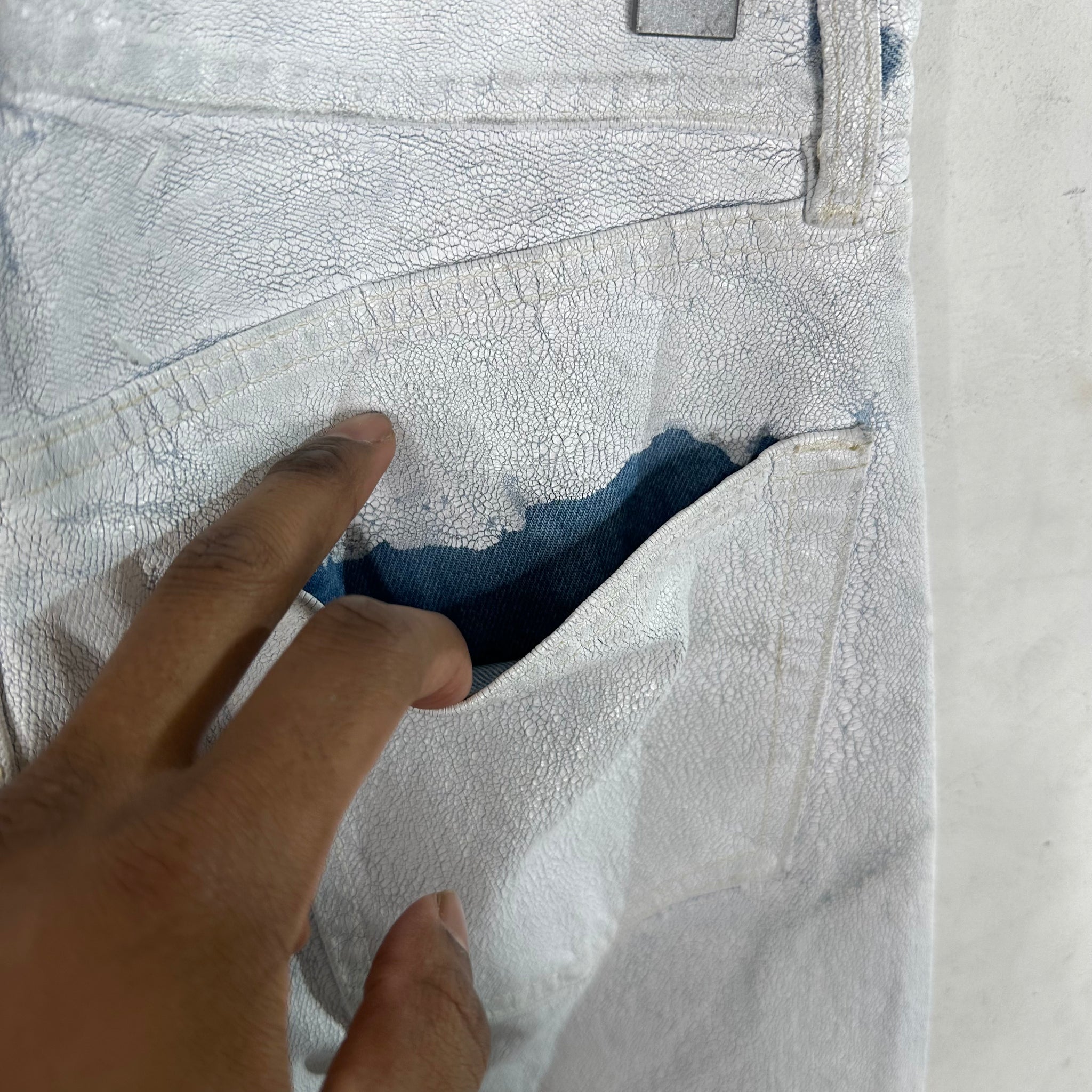 Margiela Painted Blue Denim