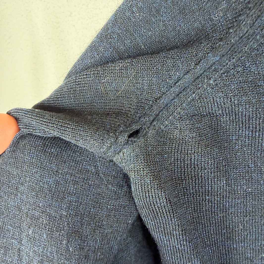 Acne Studios Navy Wool Cardigan