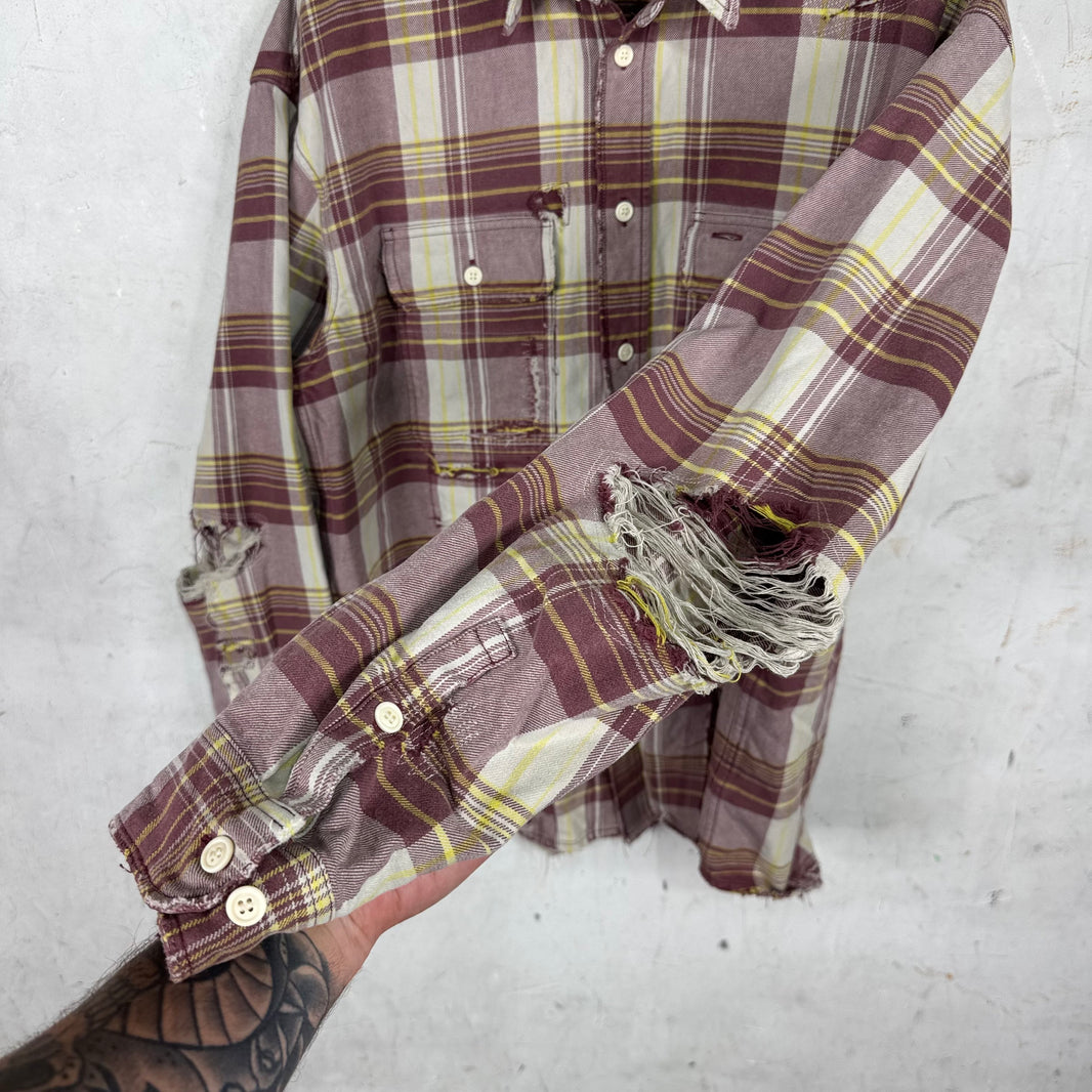 Visvim Distressed Lumber Crash Flannel