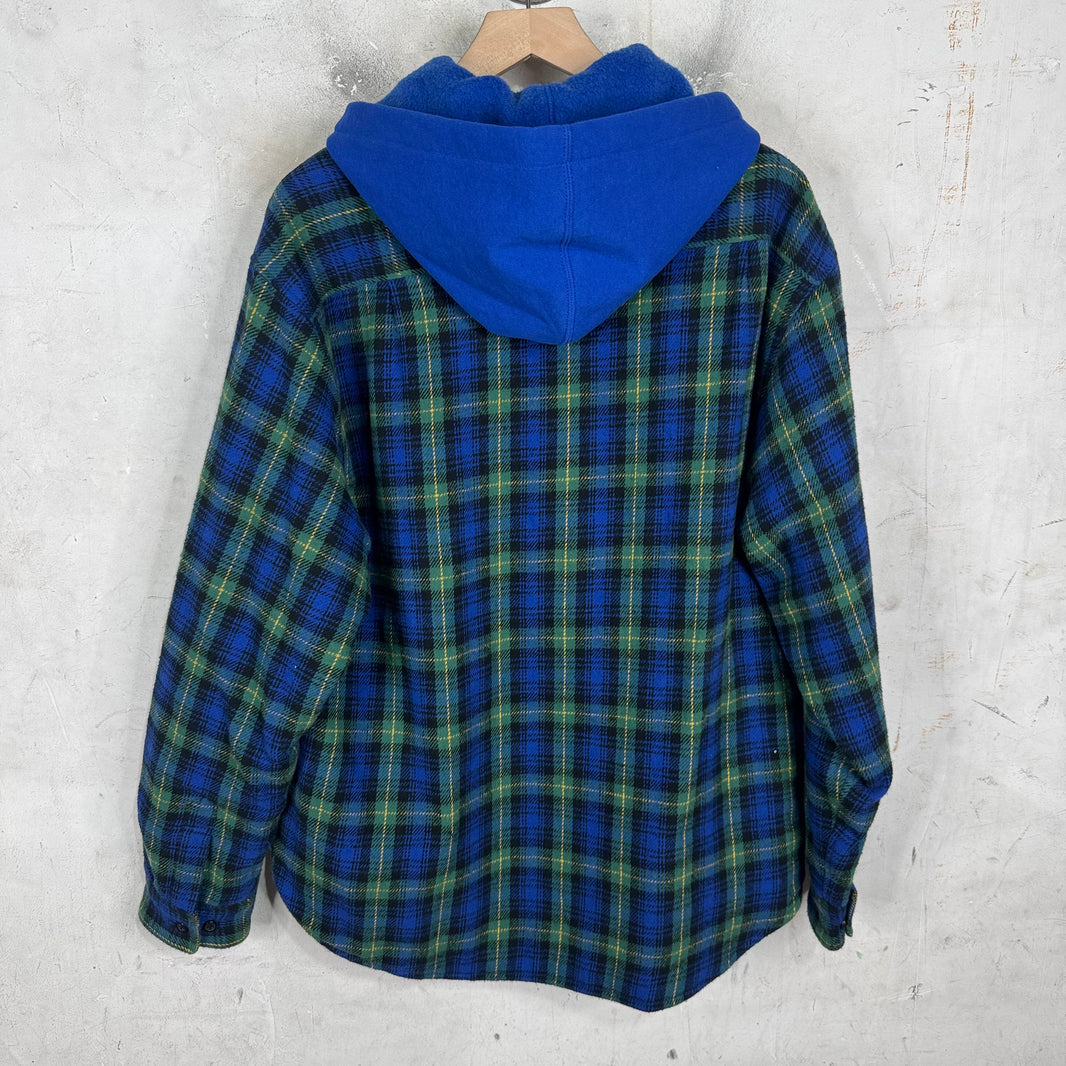 Supreme Hooded Plaid Flannel