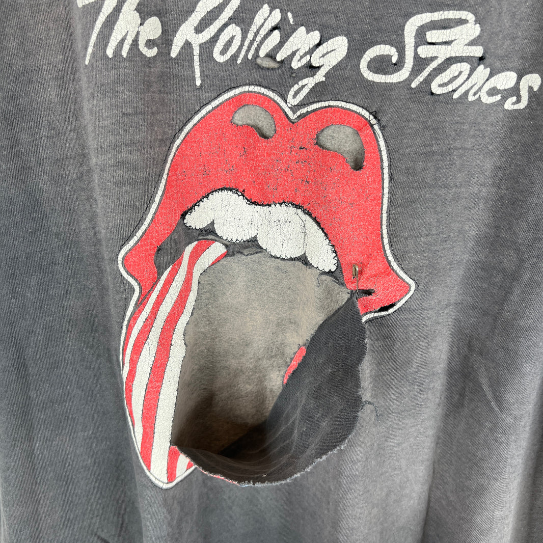 Vintage Smoked Rolling Stones Lippy USA T-Shirt