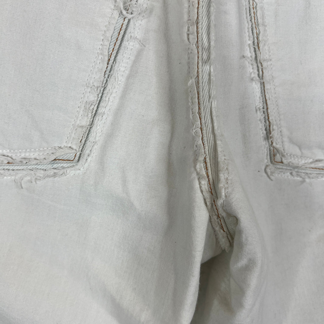 Margiela White Distressed Inside Out