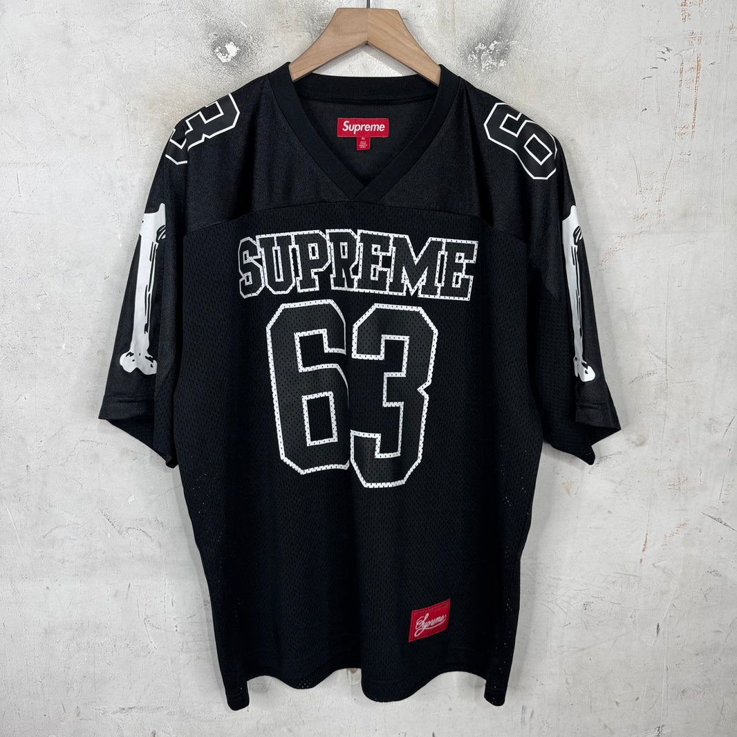 Supreme Mesh Black Logo Jersey