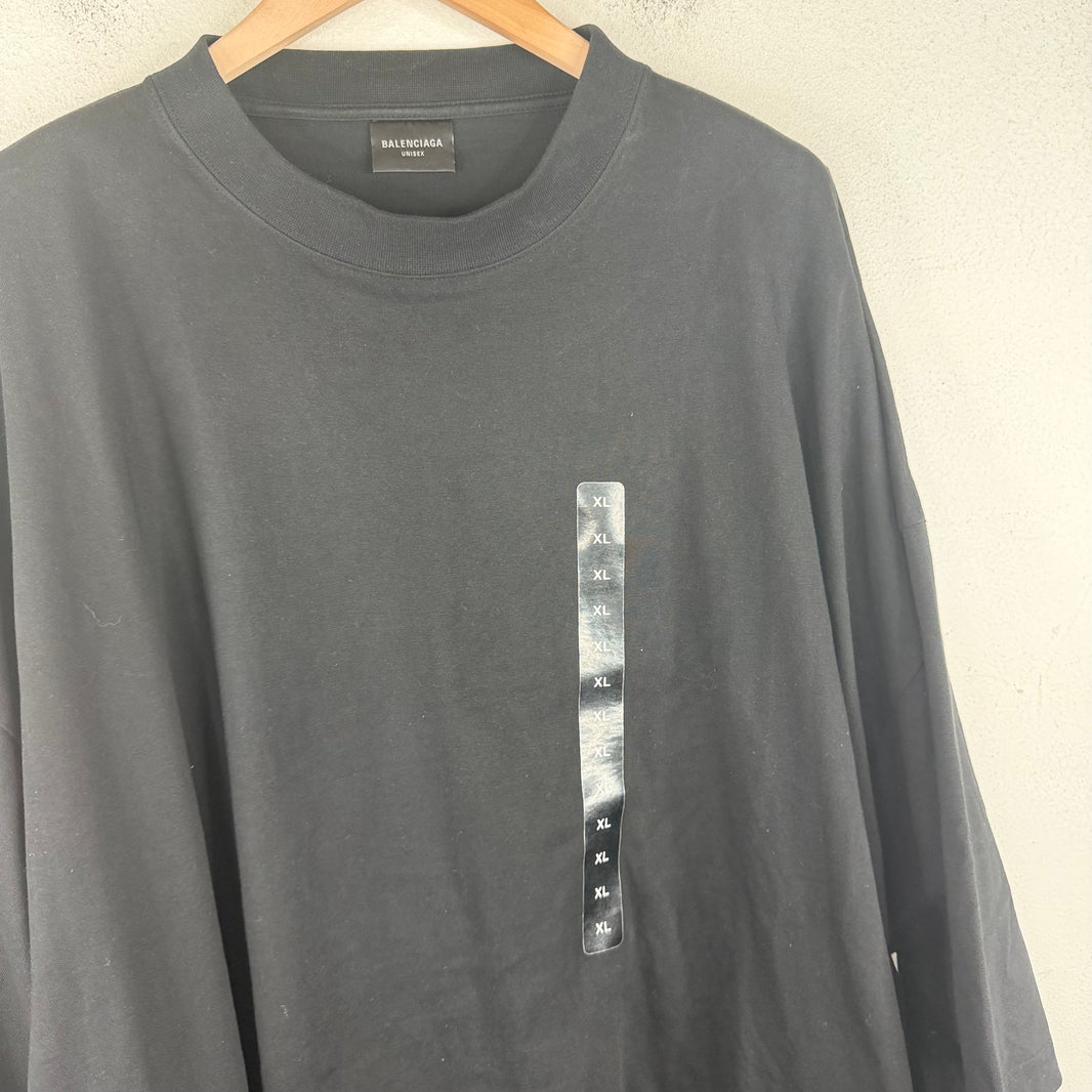 Balenciaga Size Sticker T-Shirt