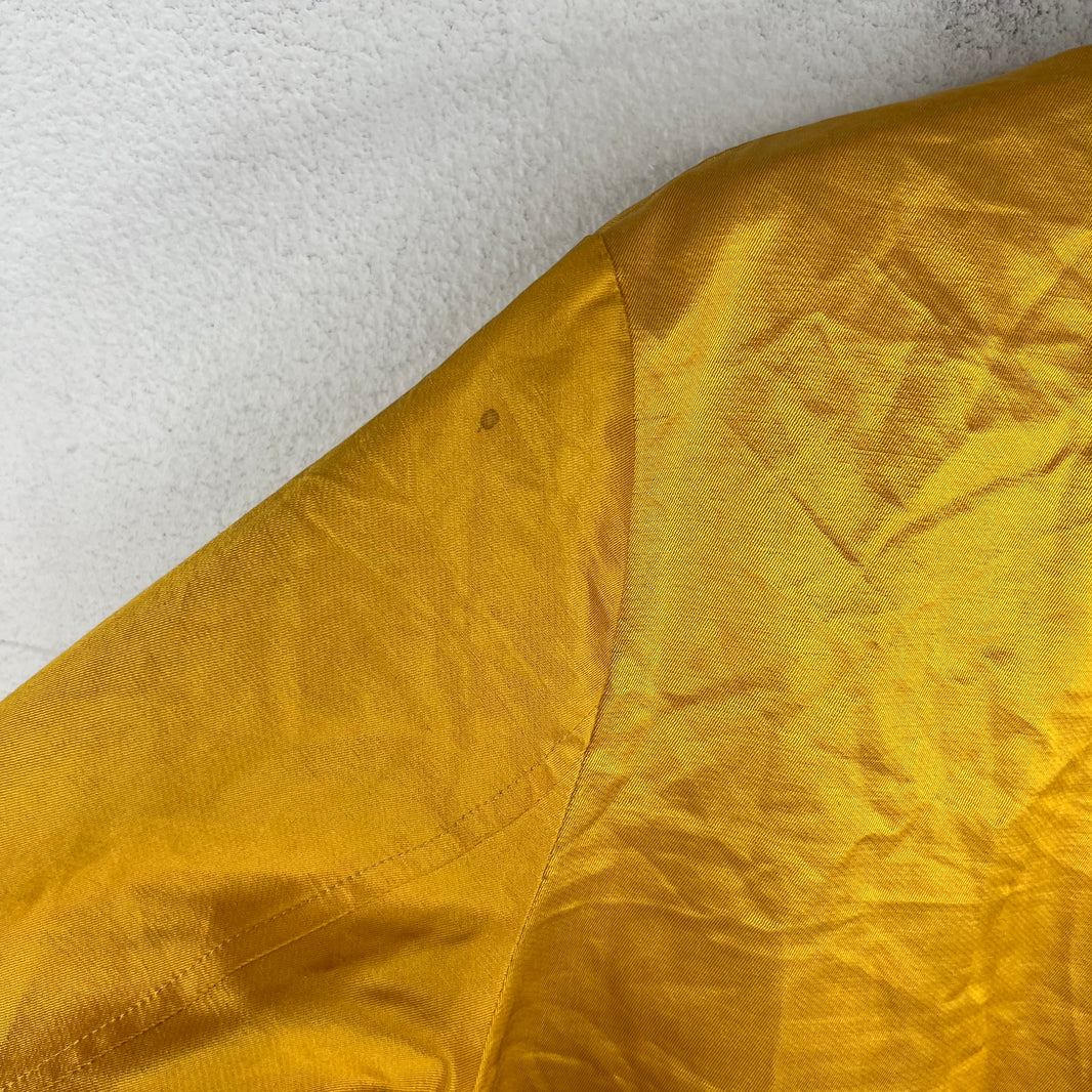 Saint Laurent Yellow Embroidered Teddy Jacket
