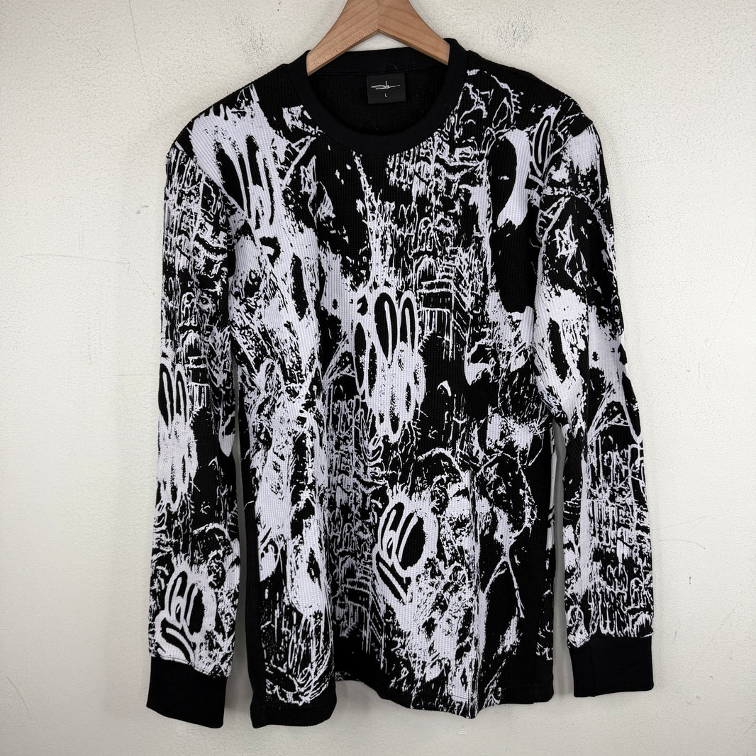 Slawn Printed Longsleeve Thermal T-Shirt