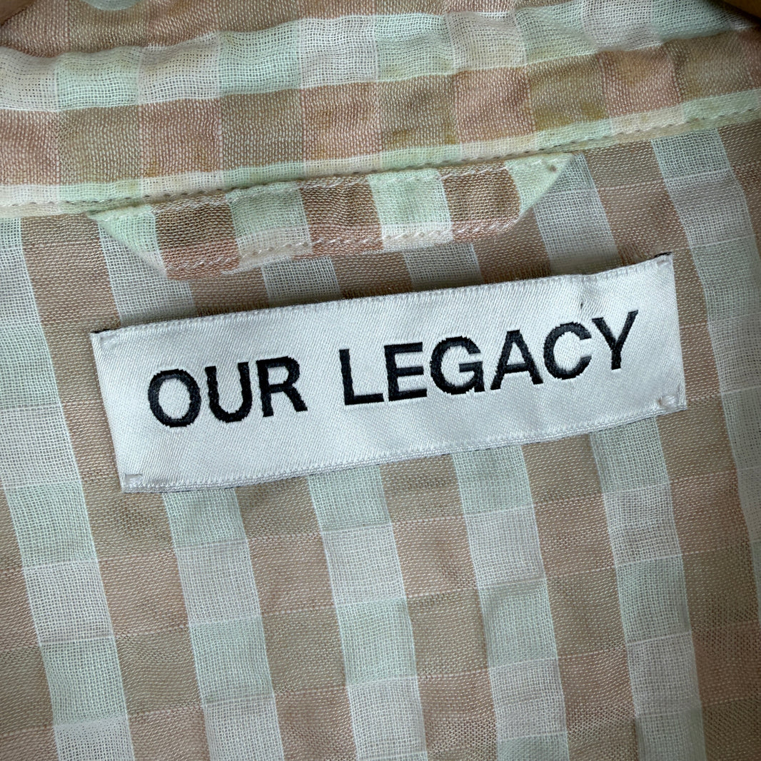 Our Legacy Box Striped Button Up Shirt