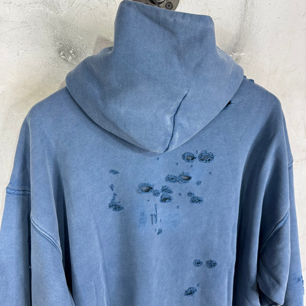 Balenciaga 3B Distressed Layered Hoodie