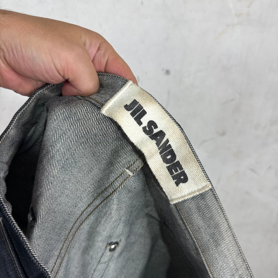 Jil Sander Button Fly Raw Denim Jeans